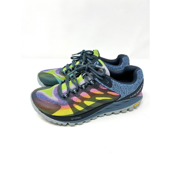 Women’s Merrell Antora 2 Rainbow Sneakers Trail Running Hiking Shoes Sz US 7 EUC - Picture 10 of 14